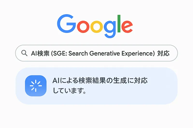 2. AI検索（SGE: Search Generative Experience）対応